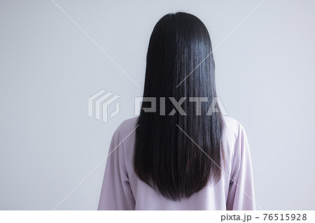 艶髪の写真素材