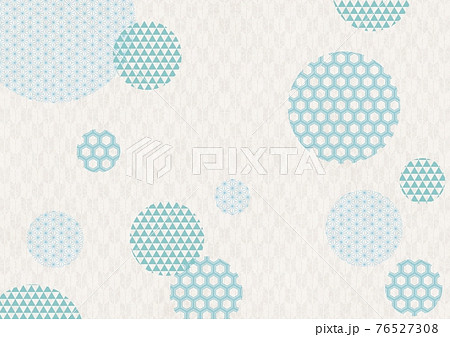 水玉模様 水色 背景素材 壁紙のイラスト素材