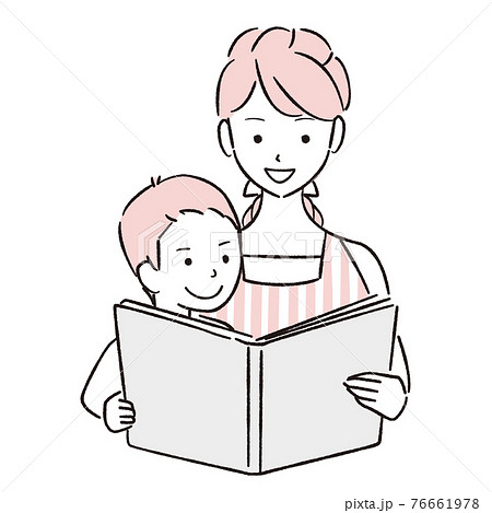 読み聞かせのイラスト素材
