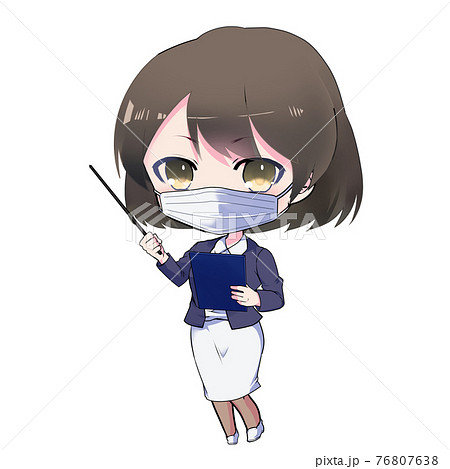 ミニキャラ デフォルメ 可愛い かわいいの写真素材