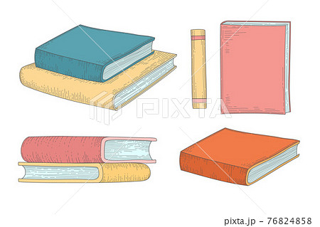 書類の山のイラスト素材