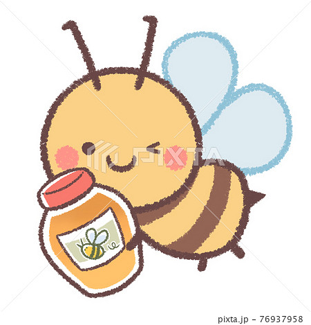 ハチ みつばち はち 蜜蜂のイラスト素材