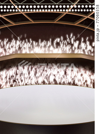 ライブステージ アイドル コンサート サイリウムのイラスト素材