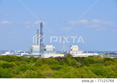 常陸那珂火力発電所の写真素材