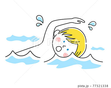 クロールのイラスト素材