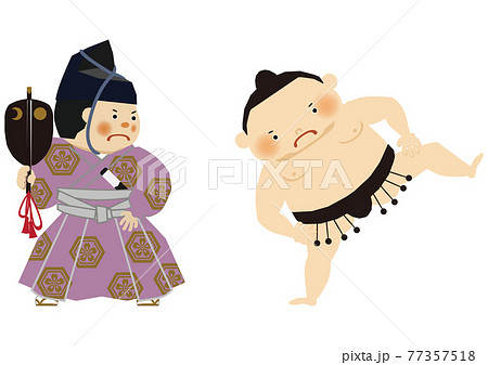 力士のイラスト素材 力士のイラスト素材