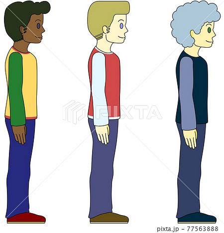 順番待ちのイラスト素材