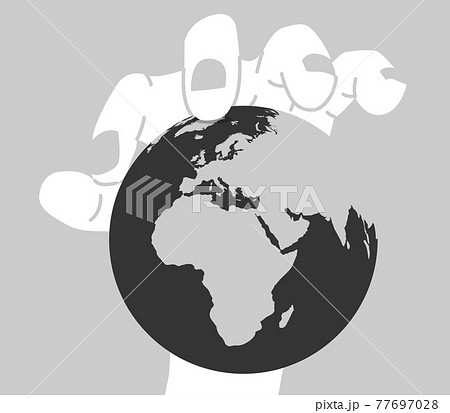 世界征服のイラスト素材