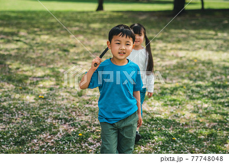 引き連れるの写真素材