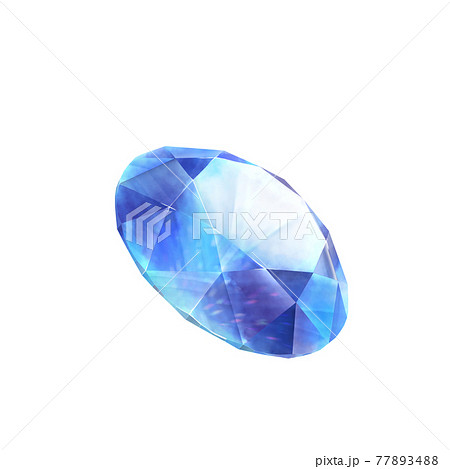 青い鉱石の写真素材