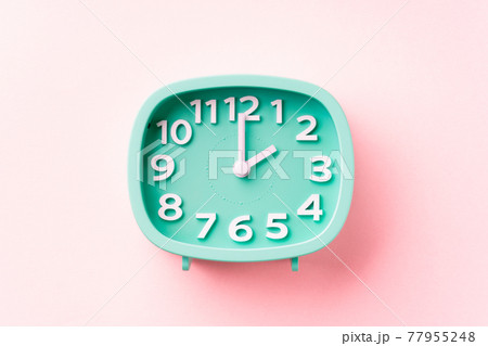 時計 2時 ２時 14時の写真素材