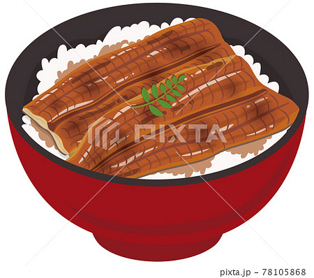 うな丼のイラスト素材