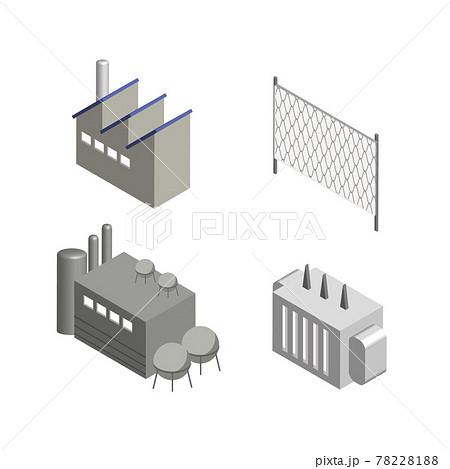 工場 発電所のpng素材集 ピクスタ