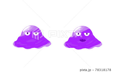 スライム かわいいのイラスト素材