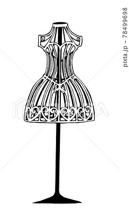 トルソーのイラスト素材