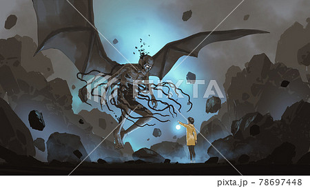 Meet The Guide To The Mysterious Landのイラスト素材