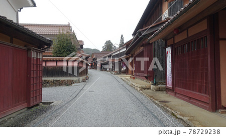 家 民家 古民家 中国山地の写真素材