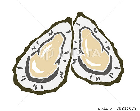 岩牡蠣のイラスト素材