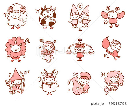 手描きイラスト 【天秤座】オリジナル　ポストカード5枚　男の子　星座　原画 楽天市場】【新着・5月発売新商品】12星座ラインストーン付き