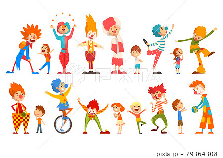 お笑い芸人のイラスト素材