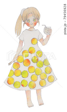 梅シロップのイラスト素材 梅シロップのイラスト素材