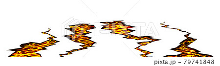 マグマ 溶岩 テクスチャ バックグラウンドのイラスト素材