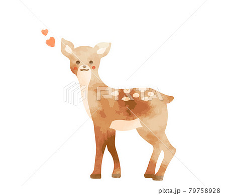 シカ 鹿 のイラスト素材集 ピクスタ