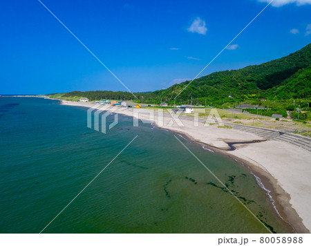 角田浜海水浴場の写真素材