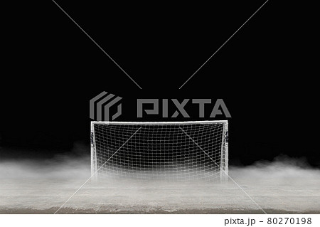 サッカーゴールのイラスト素材集 ピクスタ