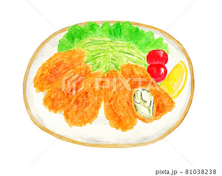 カキフライのイラスト素材