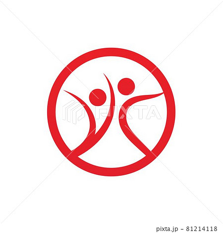 ファミリー 家庭 家族 ロゴのイラスト素材