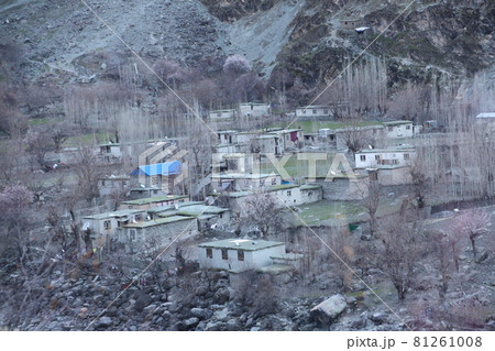 ヒンドゥークシュ山脈の写真素材