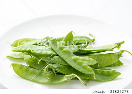 絹さやの写真素材