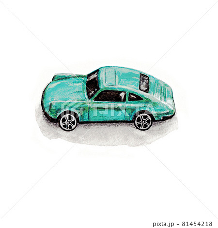 ミニカーのイラスト素材