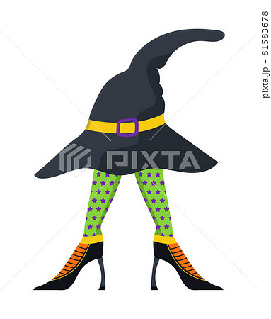 魔女 セクシー 邪悪 怖いのイラスト素材