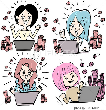 笑えるのイラスト素材