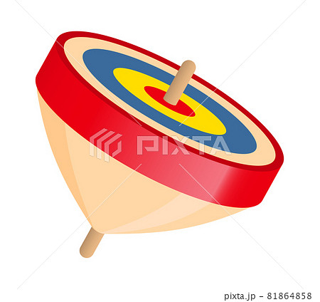 独楽のイラスト素材 独楽のイラスト素材