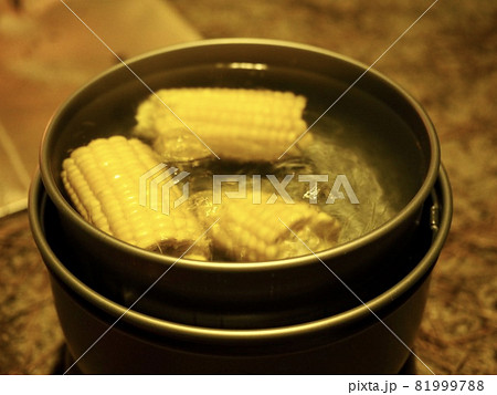 コーンバター 鉄板 バター 居酒屋の写真素材 Pixta