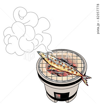 七輪のイラスト素材