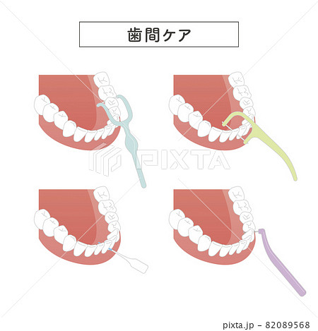 歯型のイラスト素材