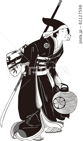 大奥のイラスト素材