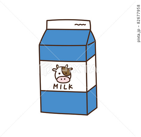 給食の牛乳のイラスト素材 給食の牛乳のイラスト素材