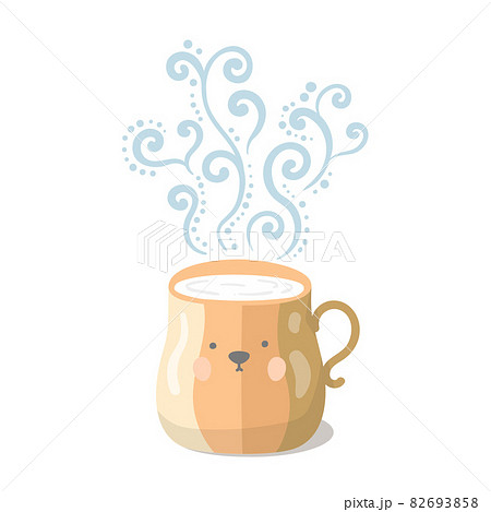 コーヒー カップ くま クマのイラスト素材 - PIXTA