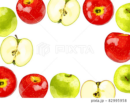 青りんごのイラスト素材