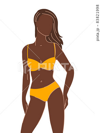 Woman underwear set. Panties design. Female - Stock Illustration  [85888992] - PIXTA