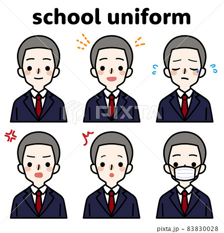 男性 男の子 泣き顔 悲しいのイラスト素材