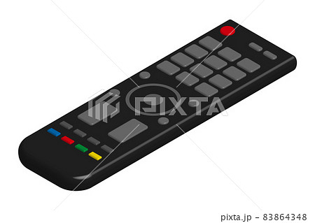 リモコンボタンのイラスト素材