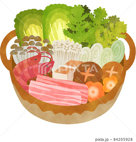 鍋料理のイラスト素材集 ピクスタ