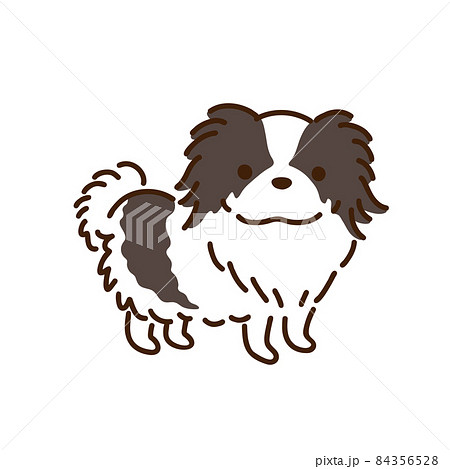 狆のイラスト素材