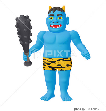 鬼に金棒のイラスト素材